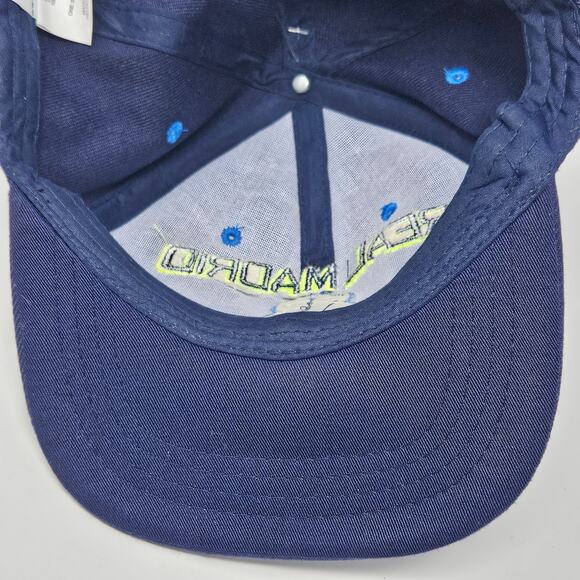 Real Madrid Football Team Hat Cap Mens Snapback Adjustable Embroidered Blue NWT - Picture 9 of 13